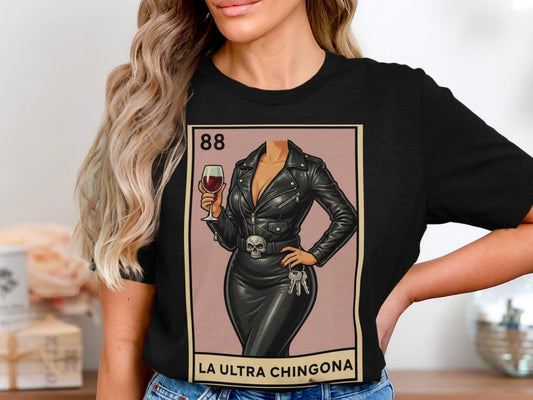 La Ultra Chingona 88 Shirt Leather Jacket Graphic product
