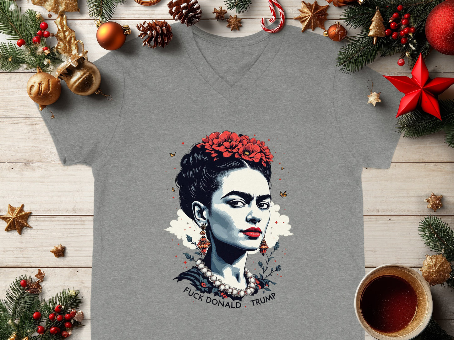 Bold Statement Frida Kahlo Graphic T-Shirt