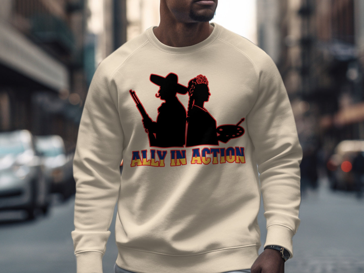 Ally in Action Graphic Sweatshirt Product