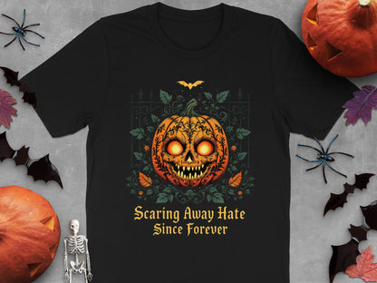 Scaring Away Hate Since Forever Halloween t-shirt