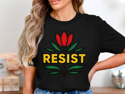 Resist Floral Graphic Tee Shirt product type