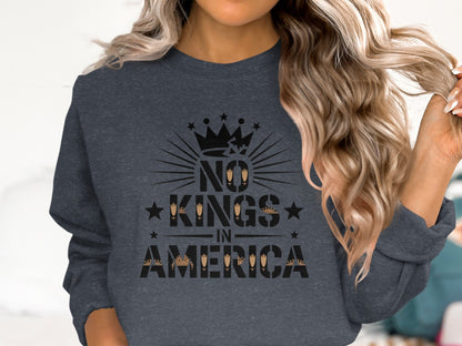 No Kings in America Graphic Sweatshirt product type