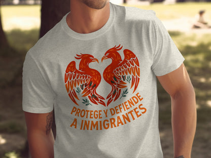 Protege y Defiende a Inmigrantes Graphic T-shirt product