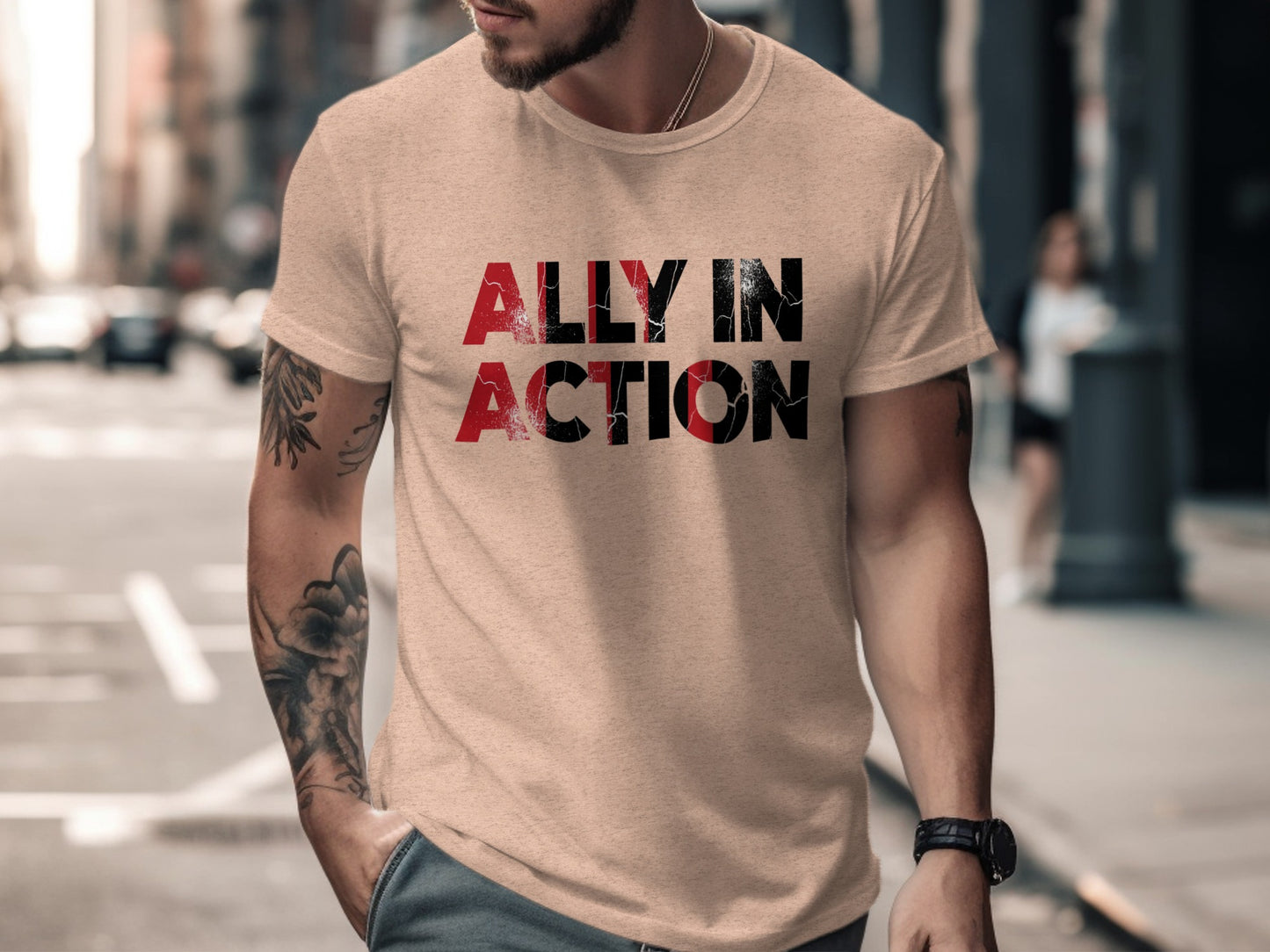 Ally in Action Bold Statement T-shirt product