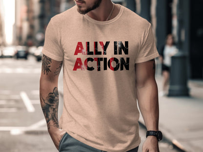 Ally in Action Bold Statement T-shirt product