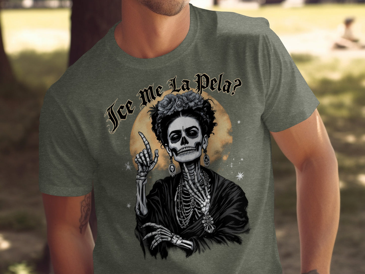 Ice Me La Pela Skeleton Art T-shirt product type