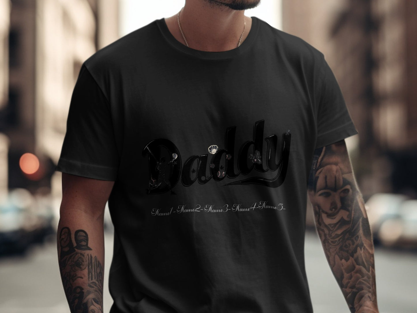Unique Daddy Graphic Design T-shirt product type