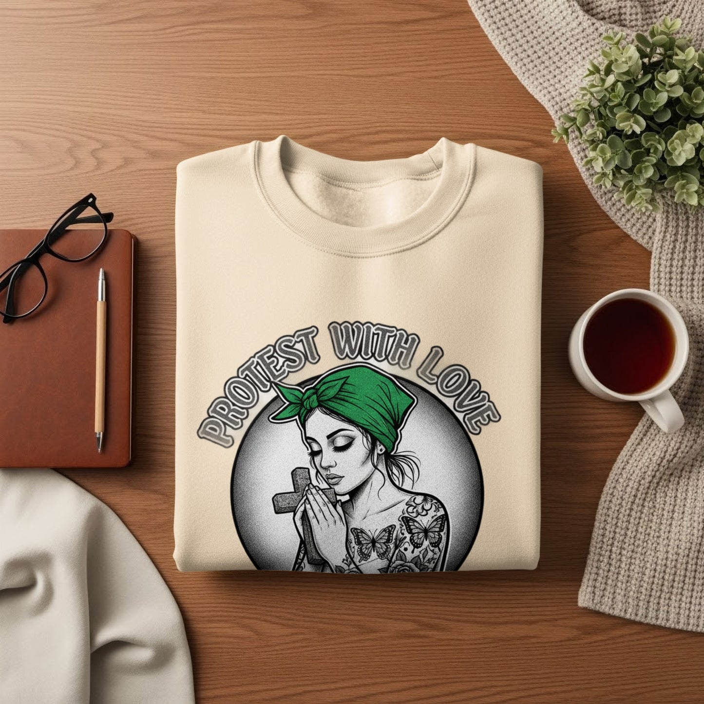 Protest With Love Graphic Sweatshirt Product