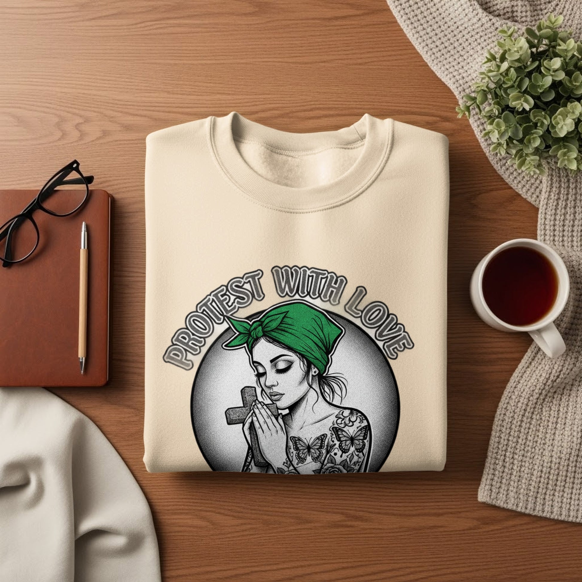 Protest With Love Graphic Sweatshirt Product