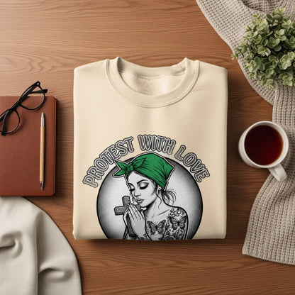 Protest With Love Graphic Sweatshirt Product