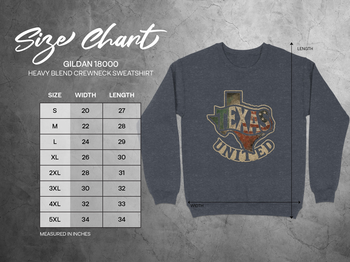 Texas United Graphic Sweatshirt product type
