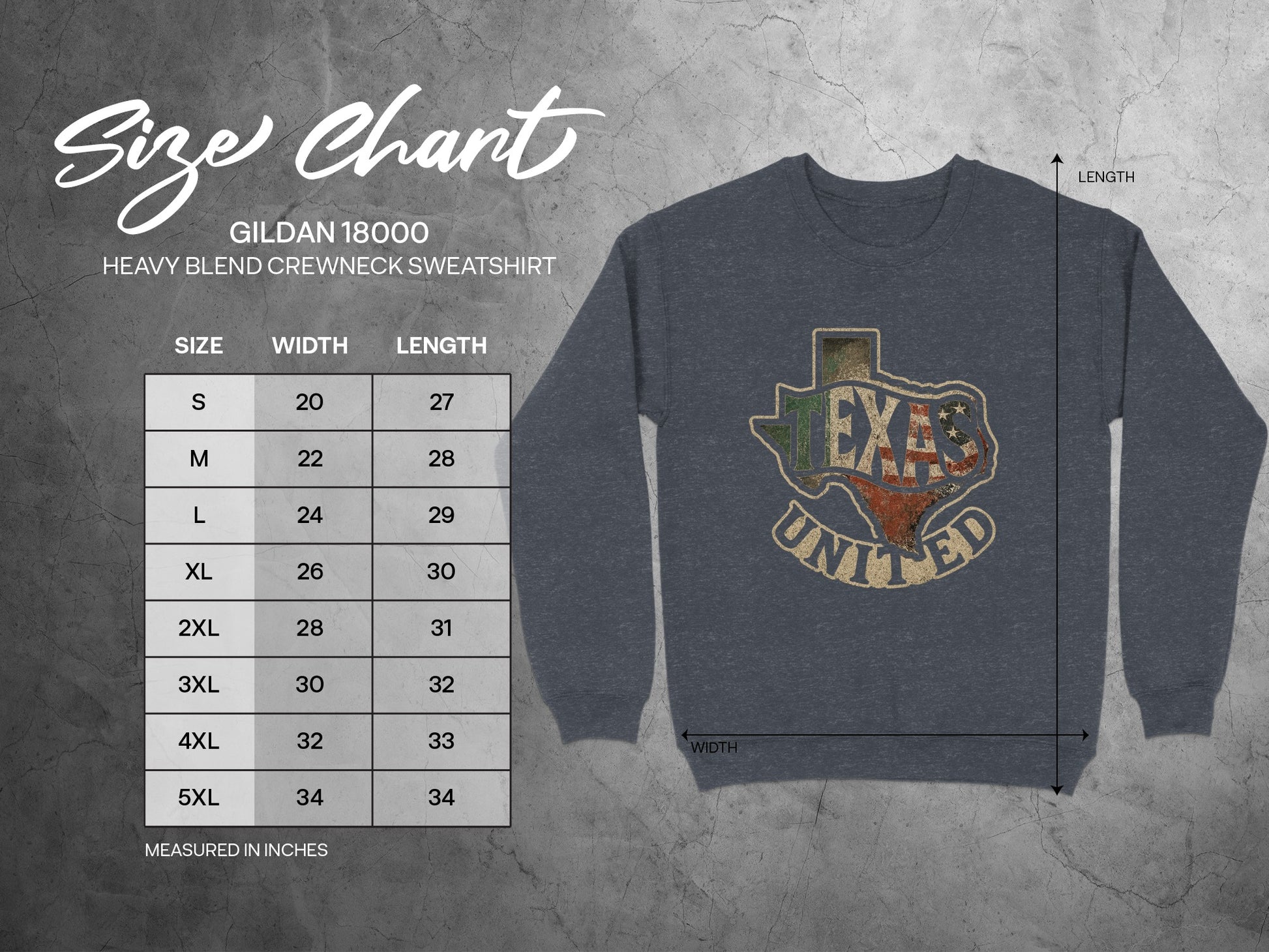 Texas United Graphic Sweatshirt product type