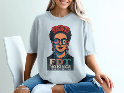 FDT No Kings in America Casual Graphic T-Shirt product type
