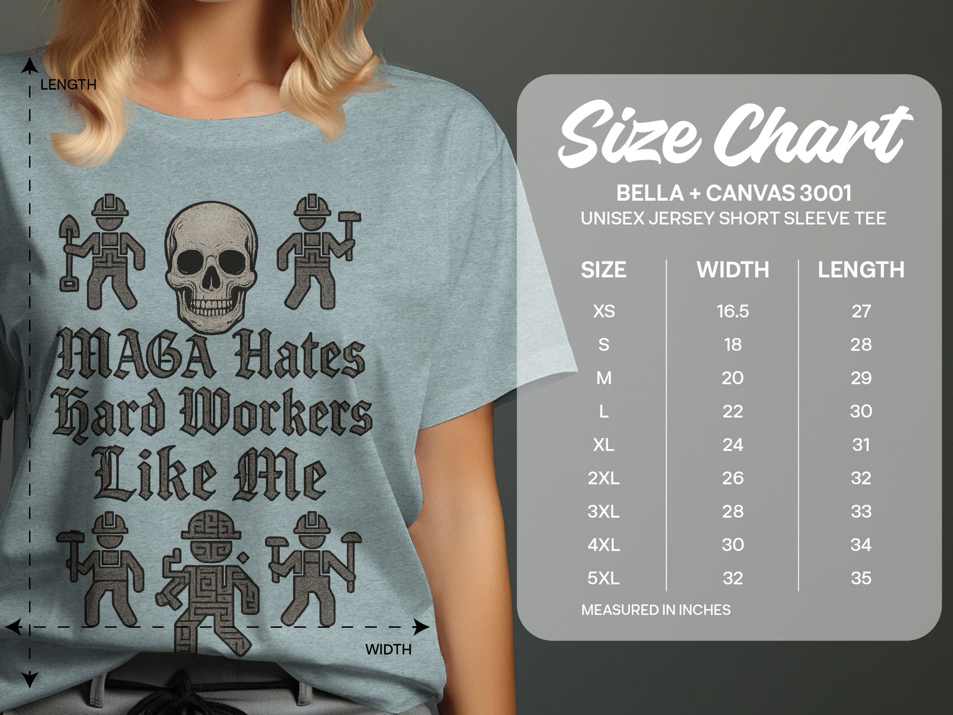 MAGA Hates Hard Workers Like Me Unisex Jersey Tee