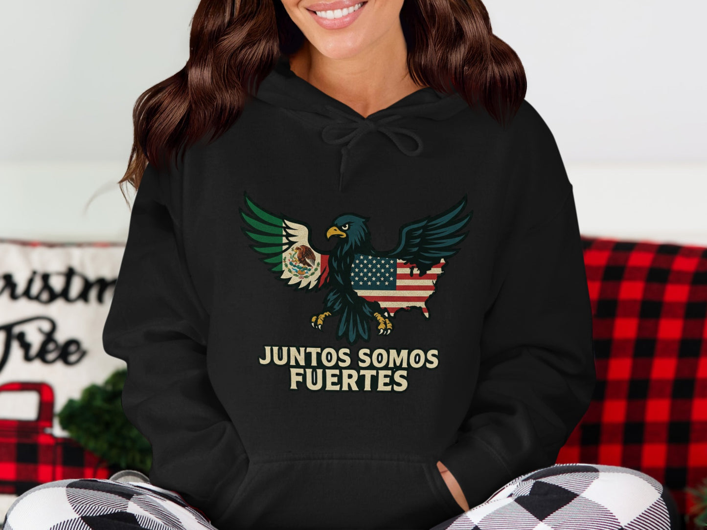 Juntos Somos Fuertes Eagle Hoodie product type
