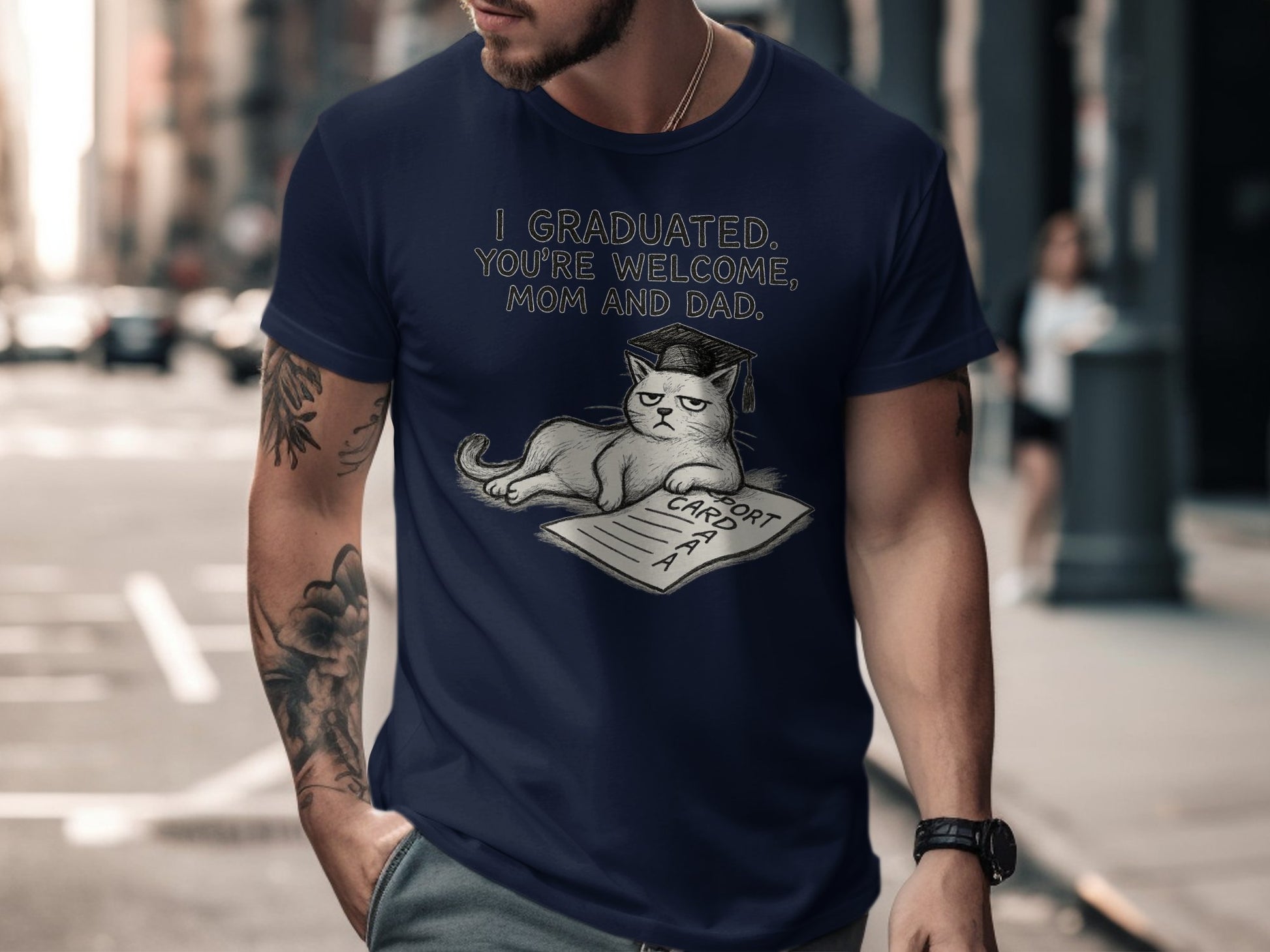 I Graduated You're Welcome Mom and Dad T-shirt product