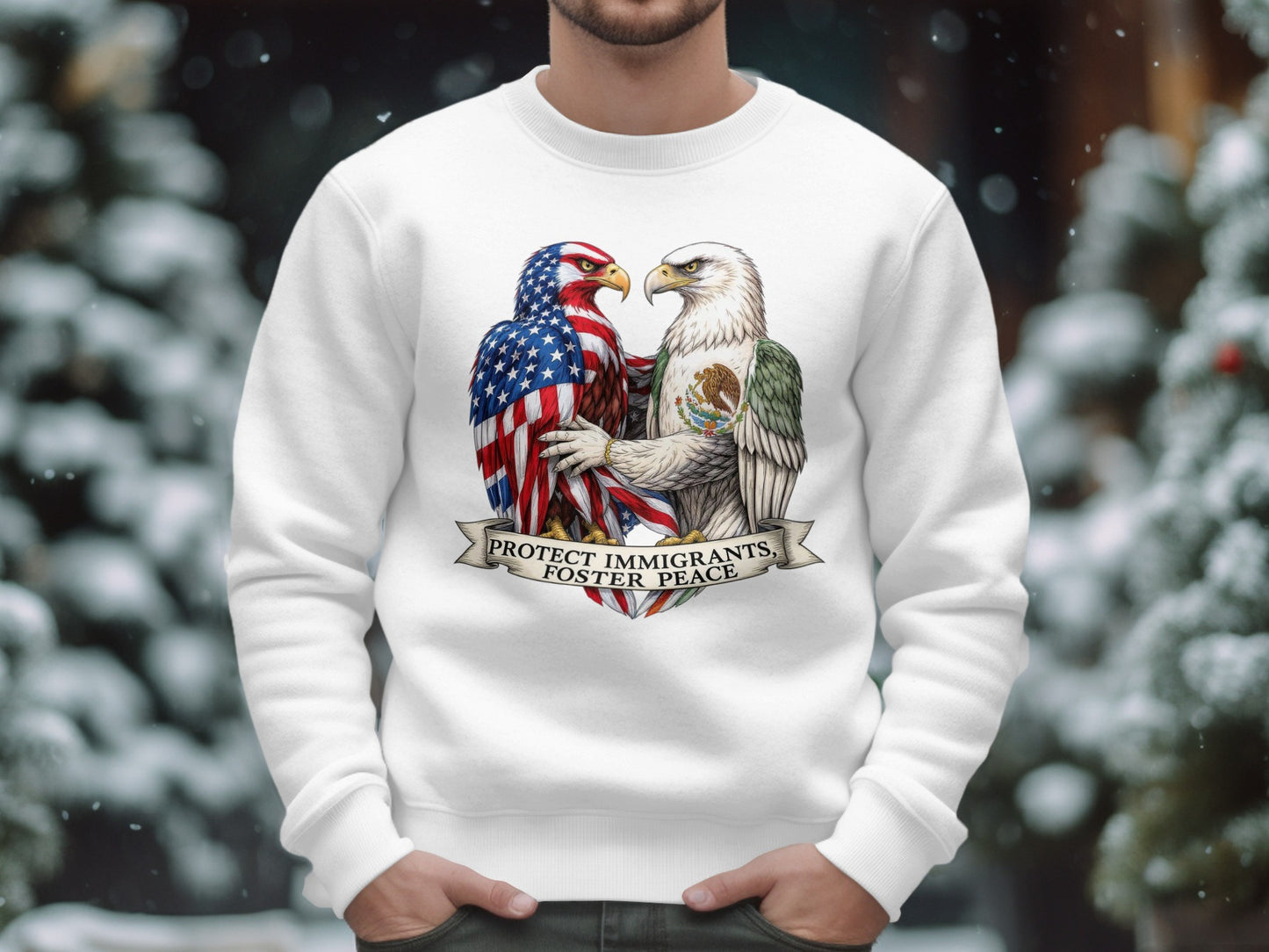 Protect Immigrants Foster Peace Sweatshirt product