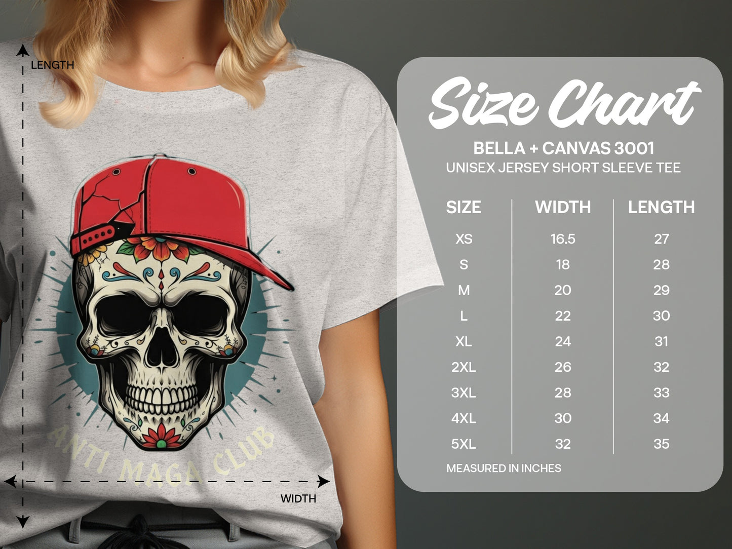 Trendy Skull Design Anti Magic Club T-shirt product