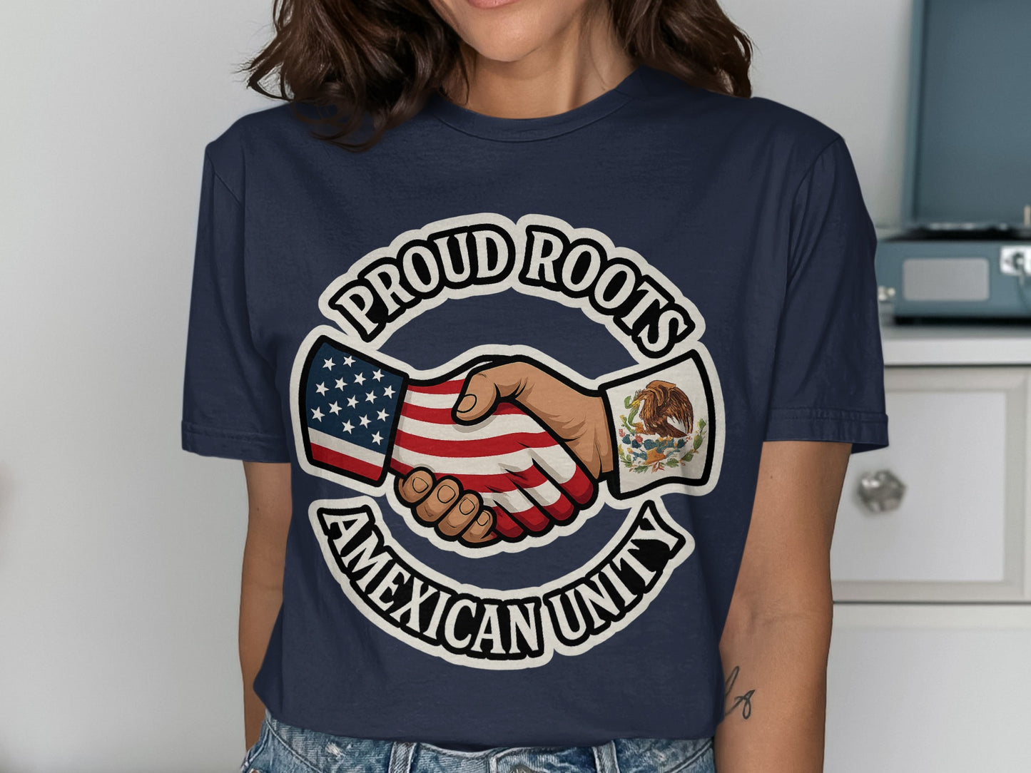 Proud Roots American Mexican Unity Shirt product