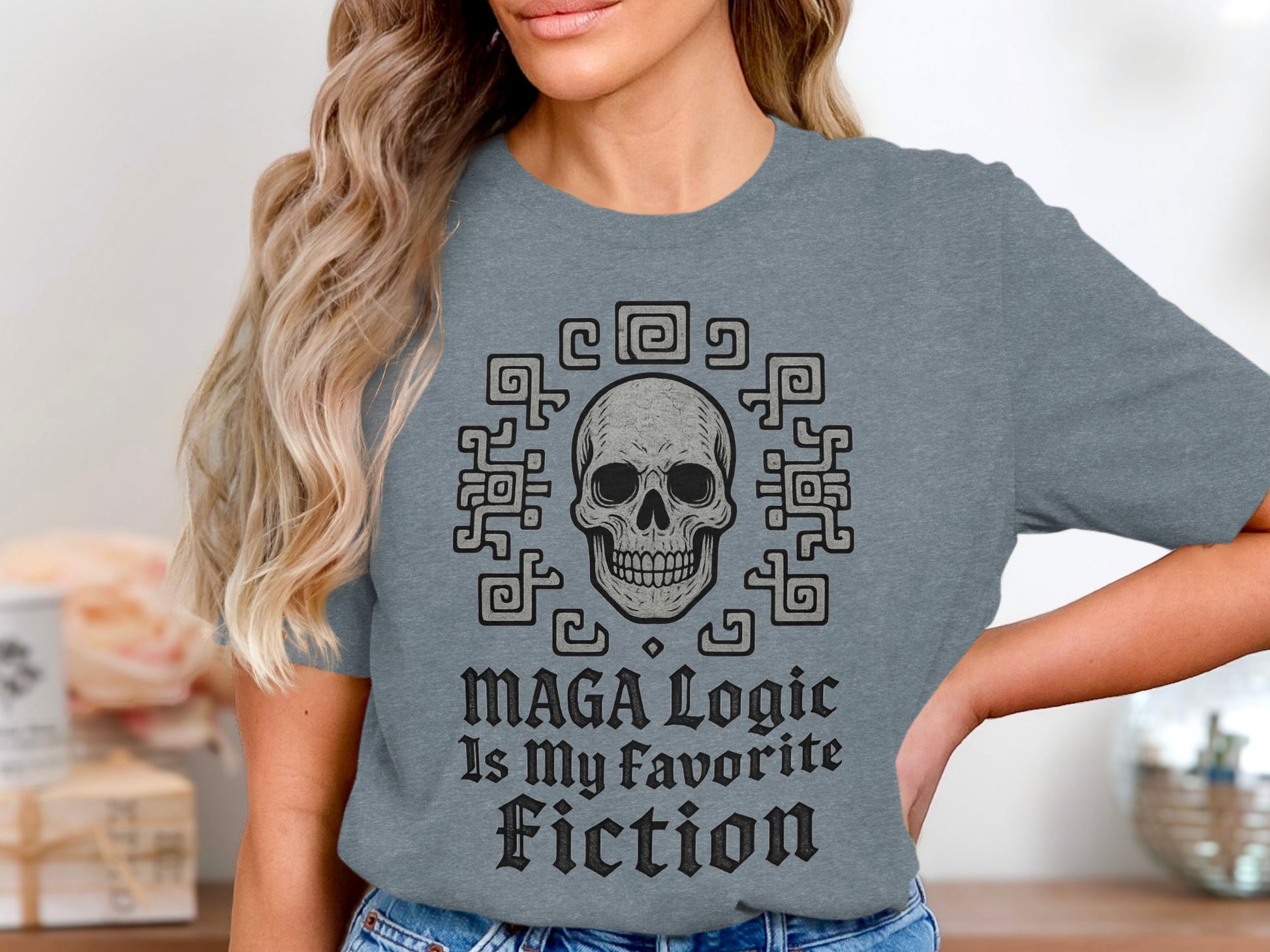 MAGA Logic Is My Favorite Fiction Graphic Tee