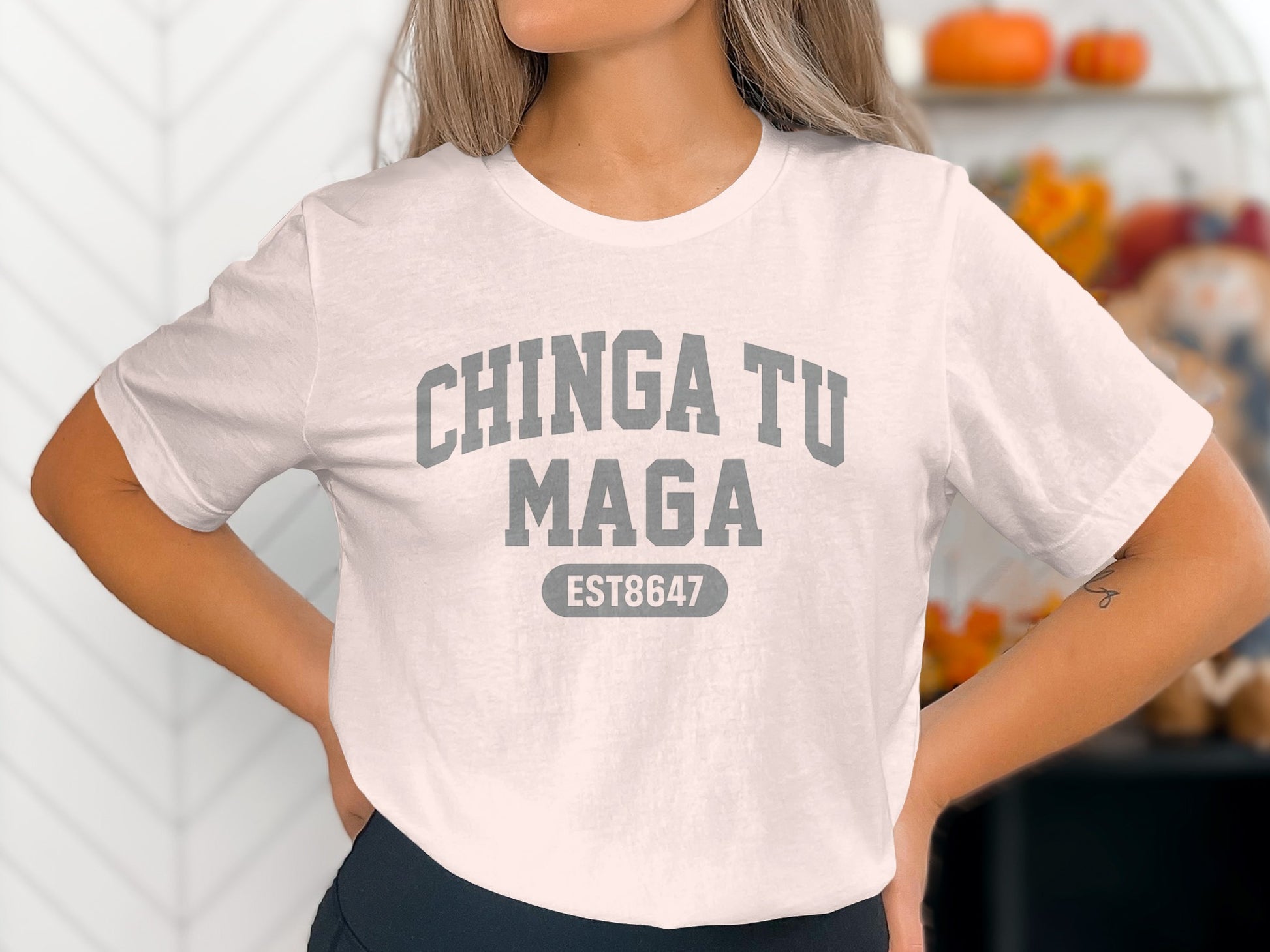Chinga Tu Maga EST8647 Bold Statement Tee