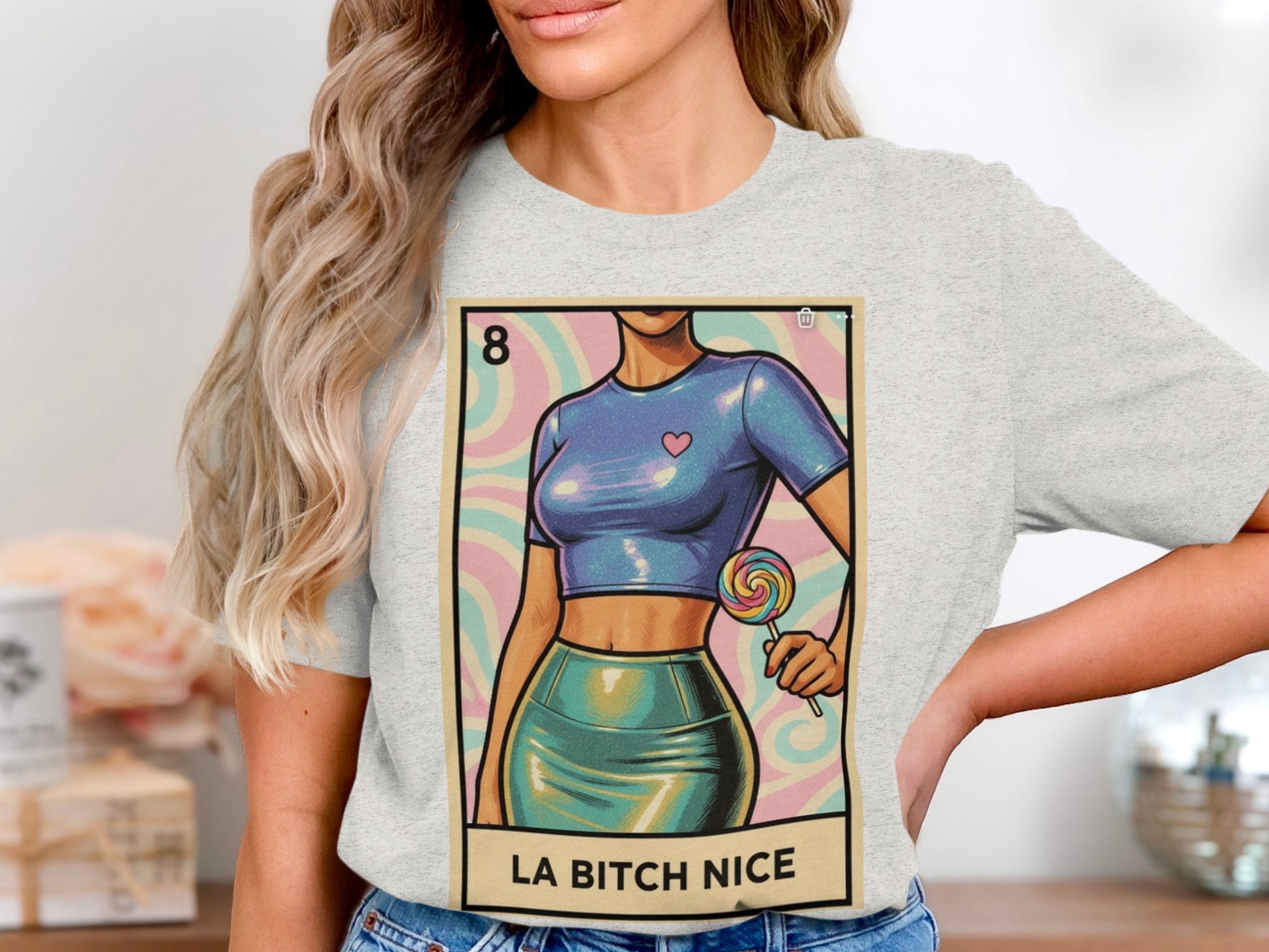 LA Bitch Nice Graphic Short Sleeve Tee product