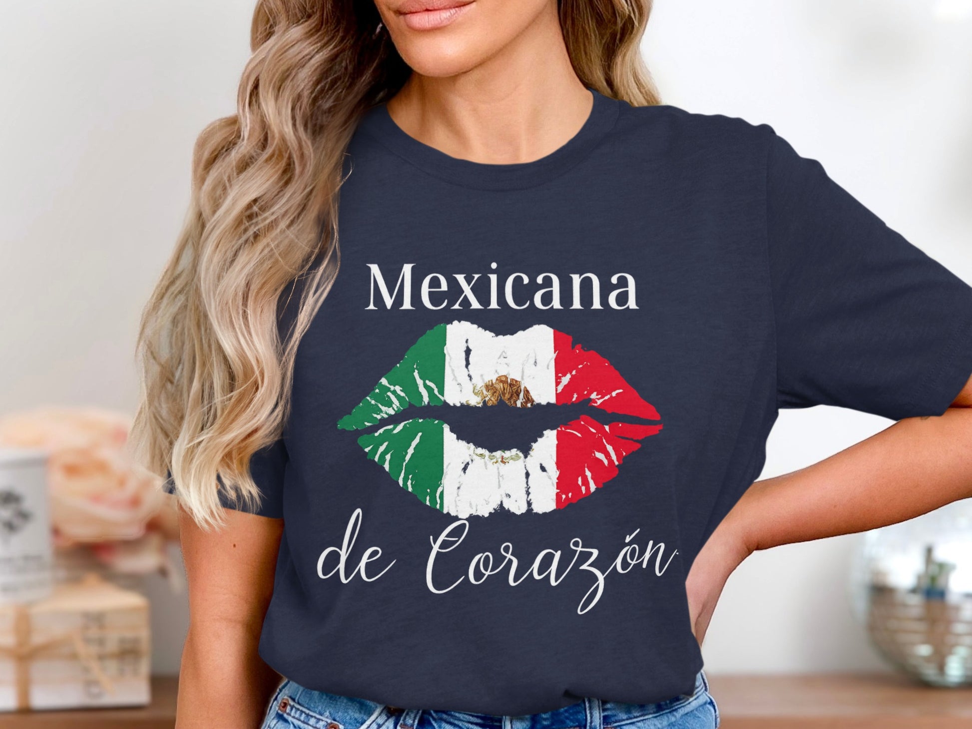 Mexicana de Corazón Graphic Tee Shirt product