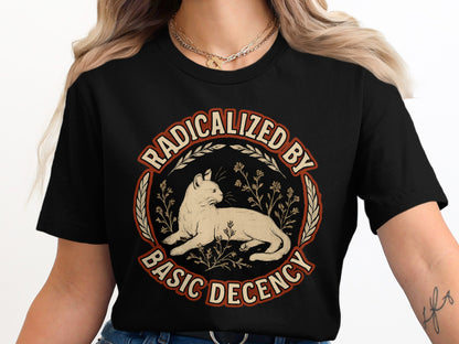 Radicalized By Basic Decency Graphic Tee product