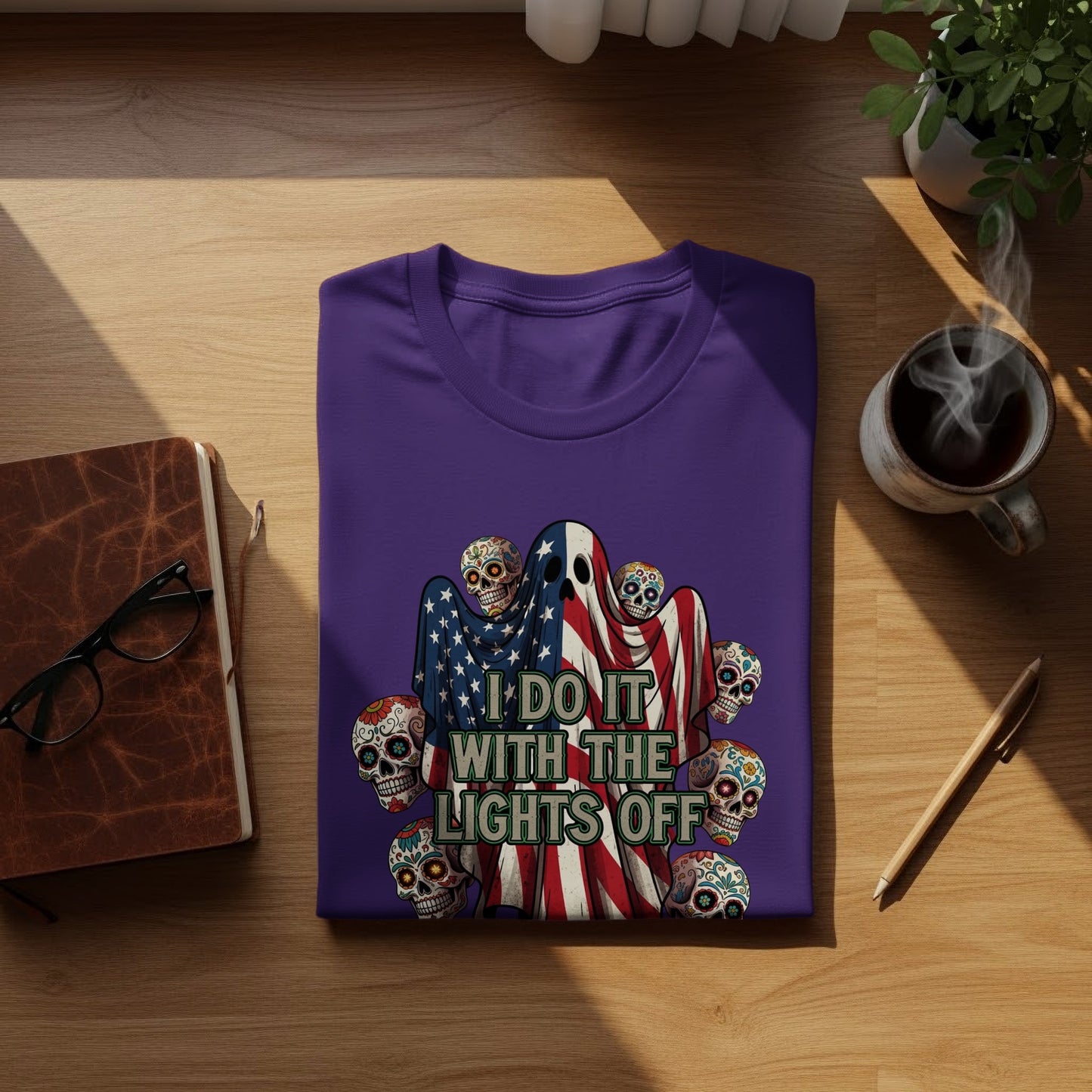I Do It With The Lights Off Skull Ghost product type