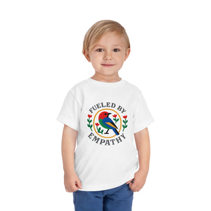 Empathy Bird Toddler Tee - Cute Short Sleeve Shirt for Kids, Gift for Birthdays, Encouraging Apparel, Toddler Fashion