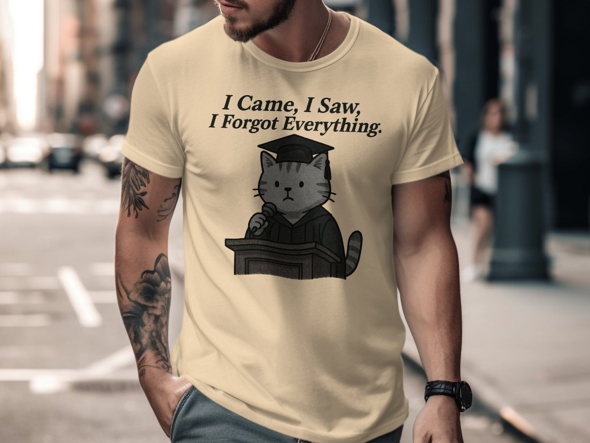 I Came I Saw I Forgot Everything Cat product type