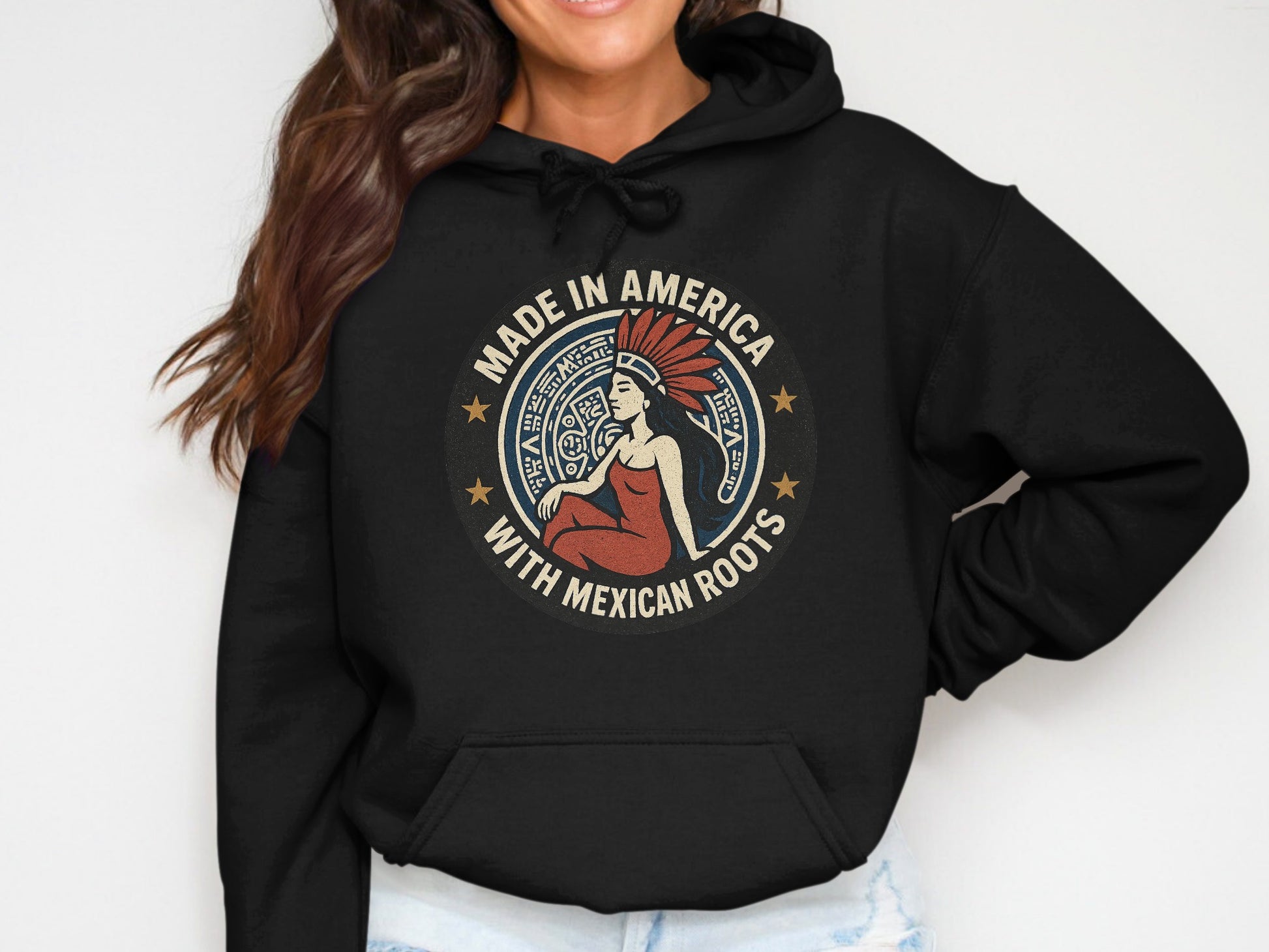 Made in America With Mexican Roots Hoodie product type