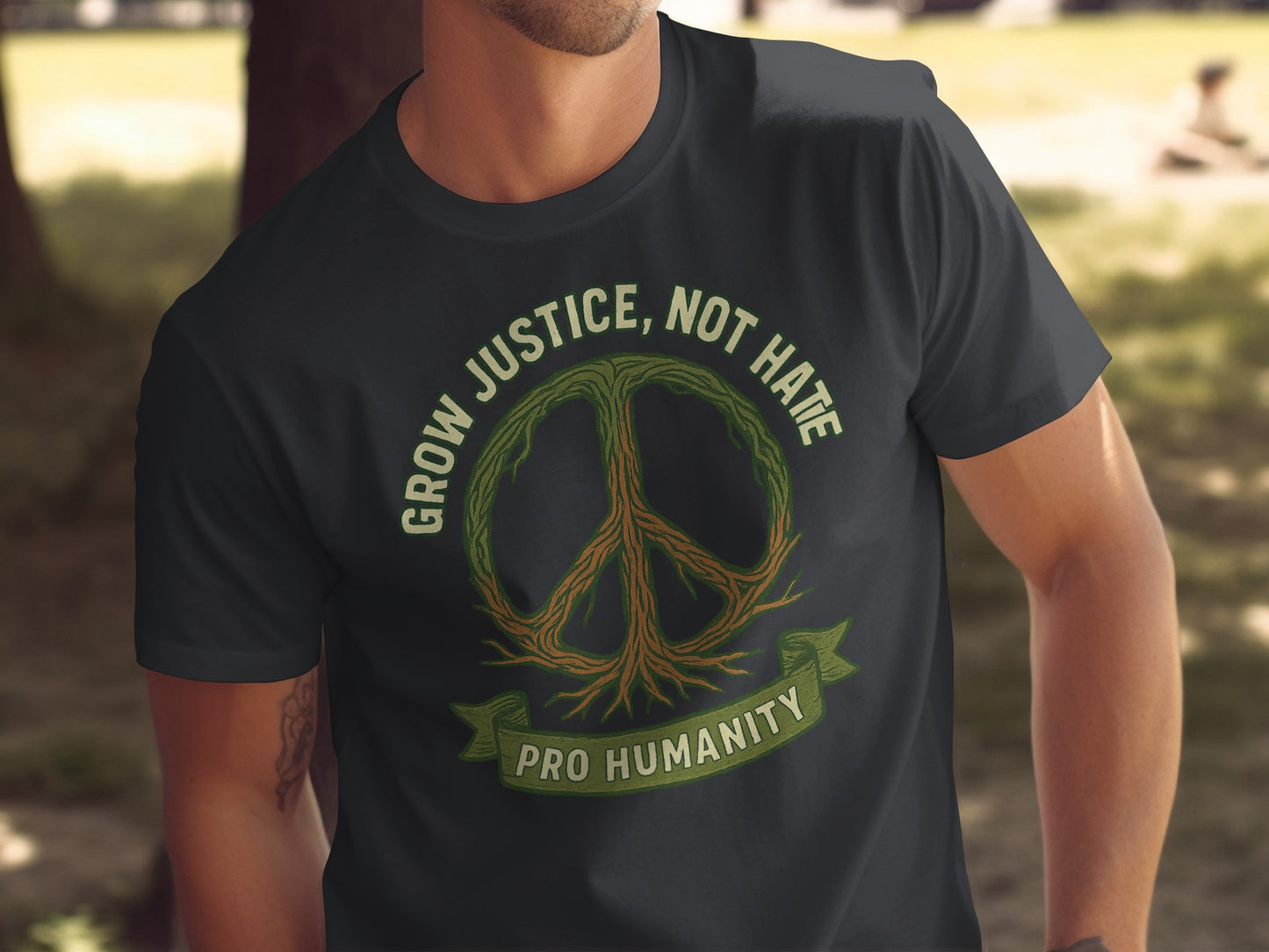 Grow Justice Not Hate Pro Humanity T-Shirt product