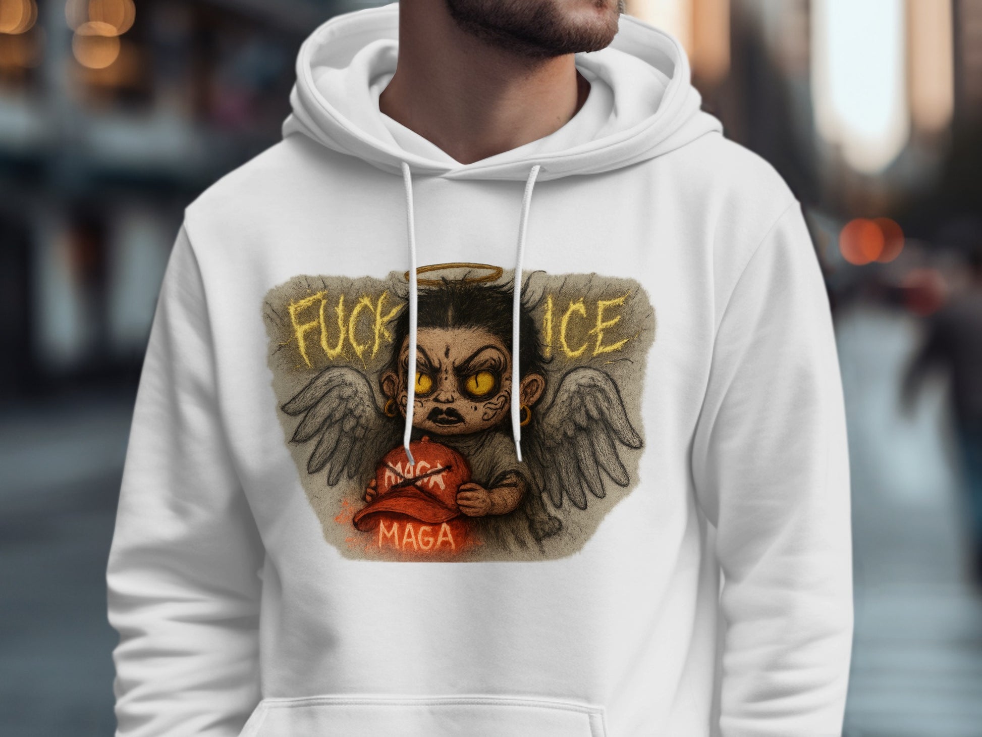 Angelic Punk Inspired Design Hoodie product