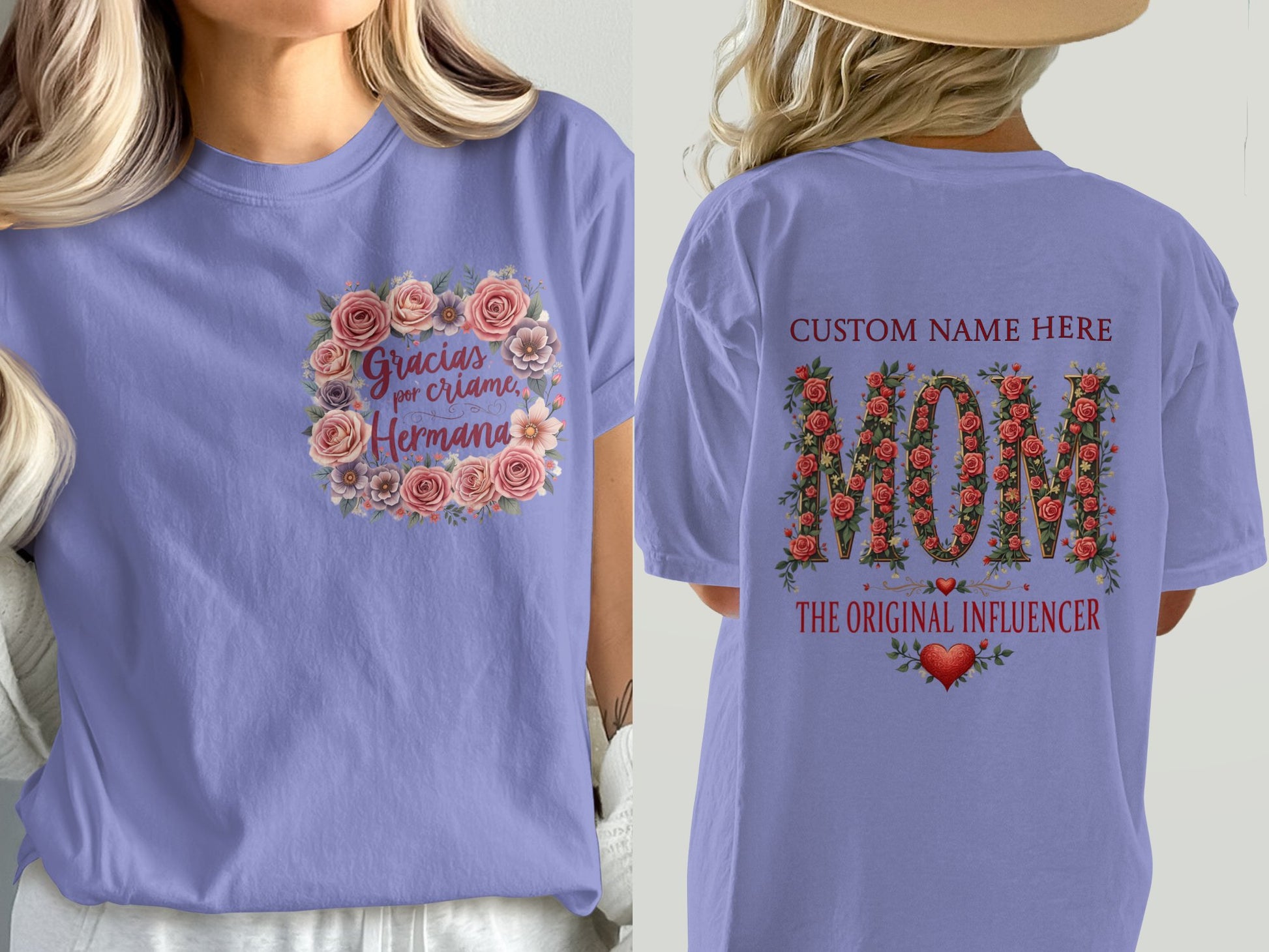 Custom Gracias Por Criarme Hermana MOM T-shirt product