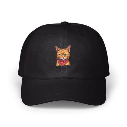Cat Wearing Red Bandana Embroidery Baseball Cap product type
