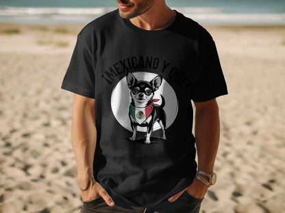 Mexicano Y Que Chihuahua Print Graphic T-shirt product