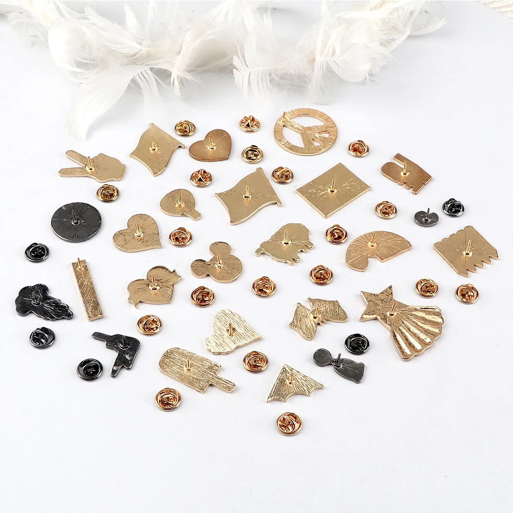 Show Your Pride with Custom Enamel Pins: Rainbow Flags, Heart Brooches, and More! Perfect for Adding a Splash of Color to Your Style!