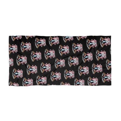 4th july Patriotic Beach Towel - Celebrate 4th of July, USA Spirit, Summer Vibes, Beach Essentials, Pool Day, Independence Day Decor