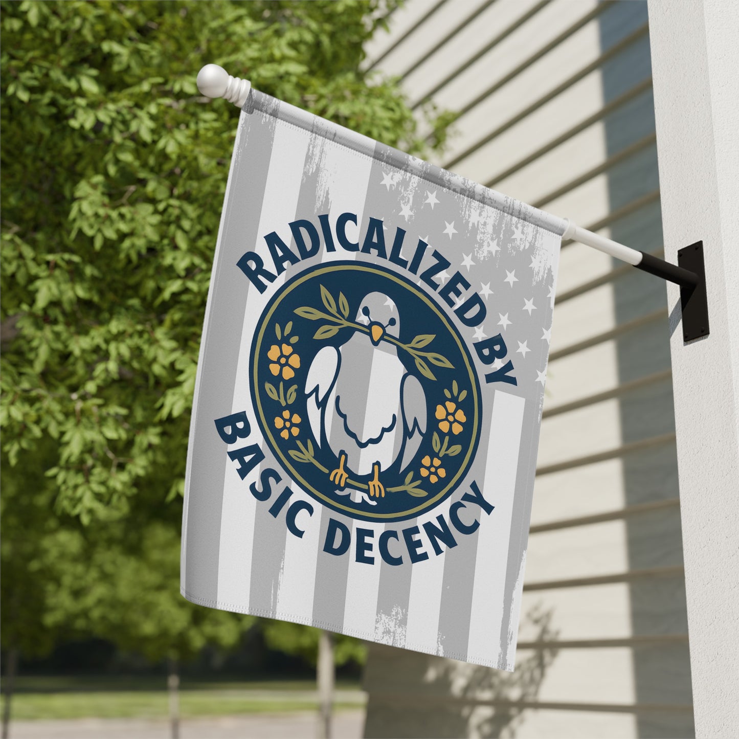 Radicalized By Basic Decency Flag