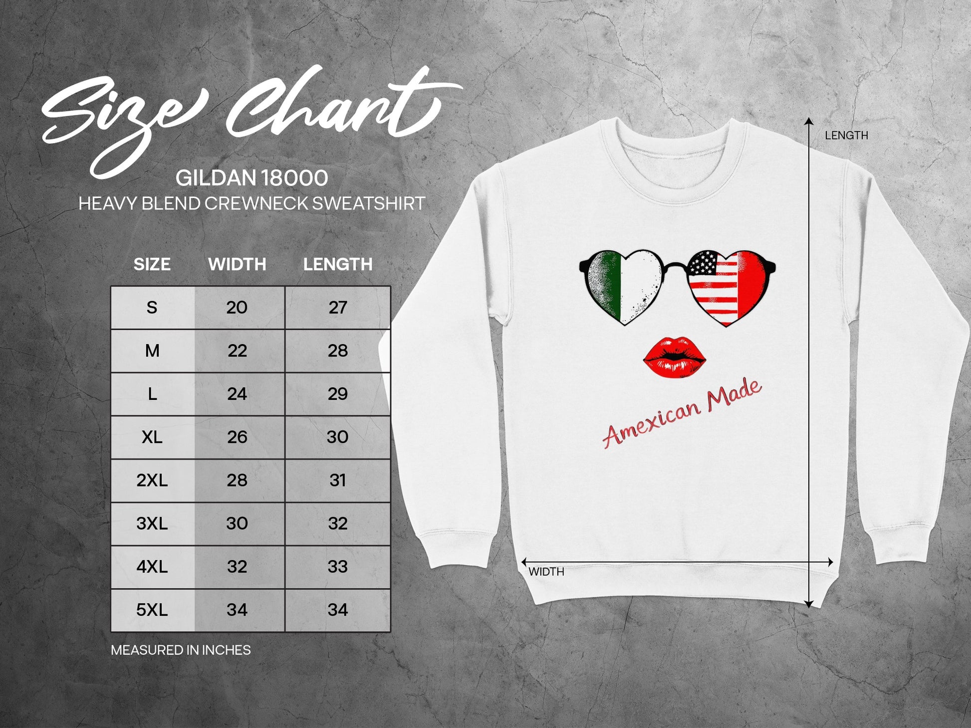 Amexican Made Gildan 18000 Heavy Blend Crewneck Sweatshirt product