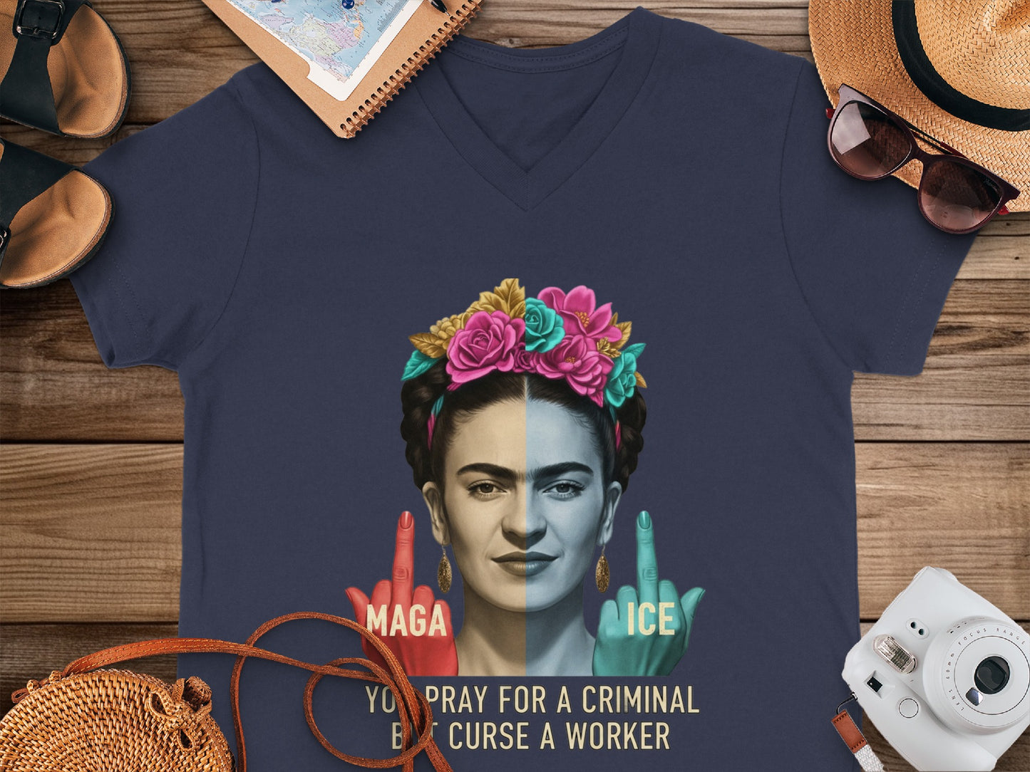 Unique Maga Ice Frida Graphic Tee for Bold Statements