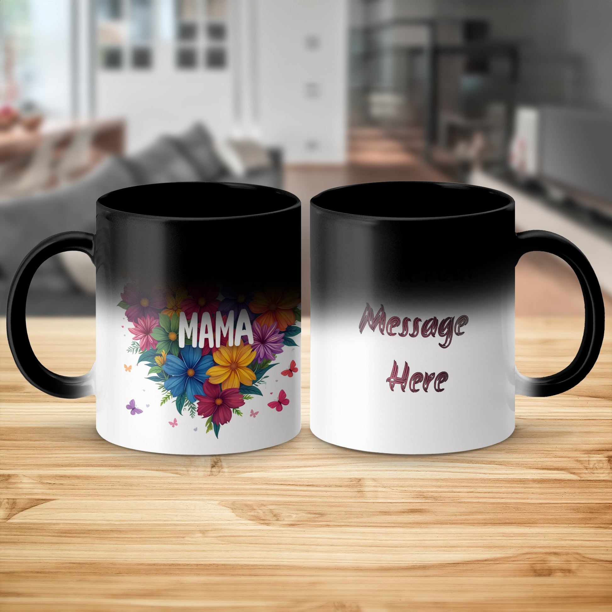 Mama Flower Heart Design Customizable Mug product