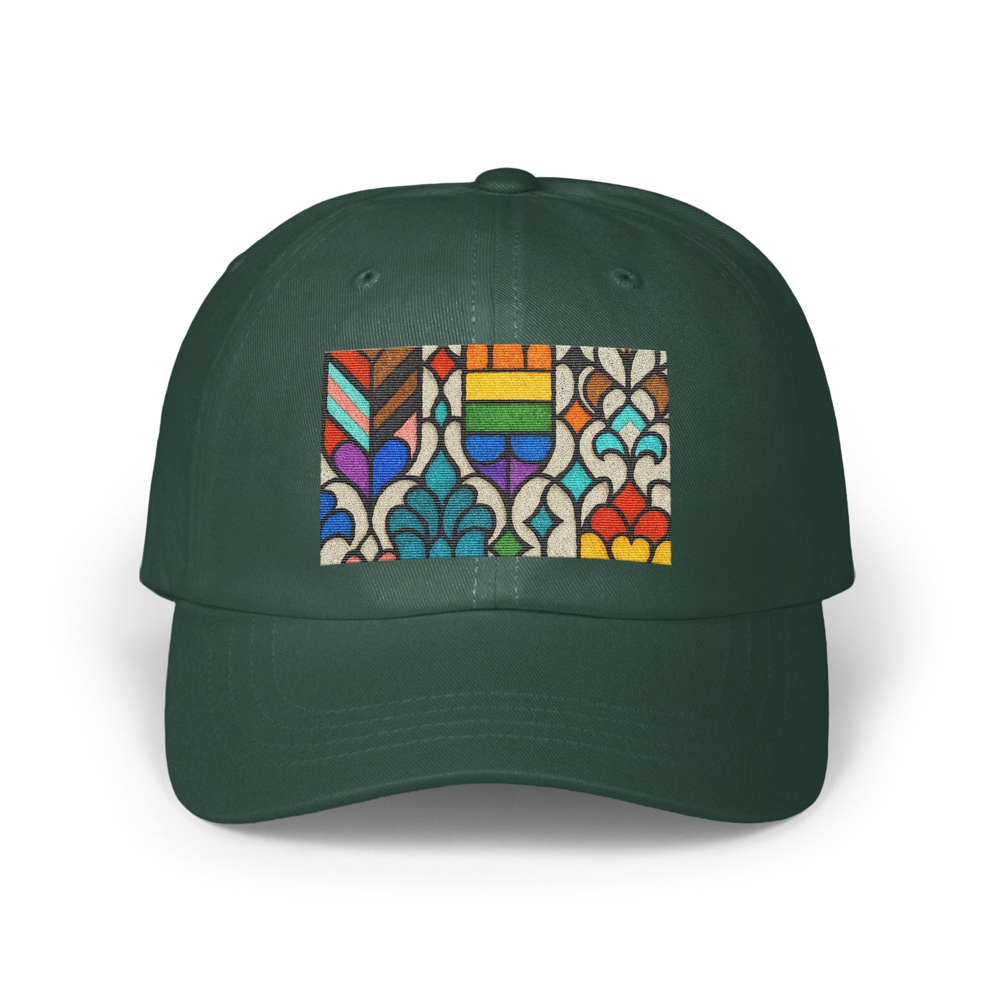 Colorful Patterned Cap with Abstract Design Product Type