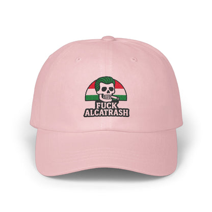 Pink Customized Fuck Alcatrash Skull Embroidered Cap Product