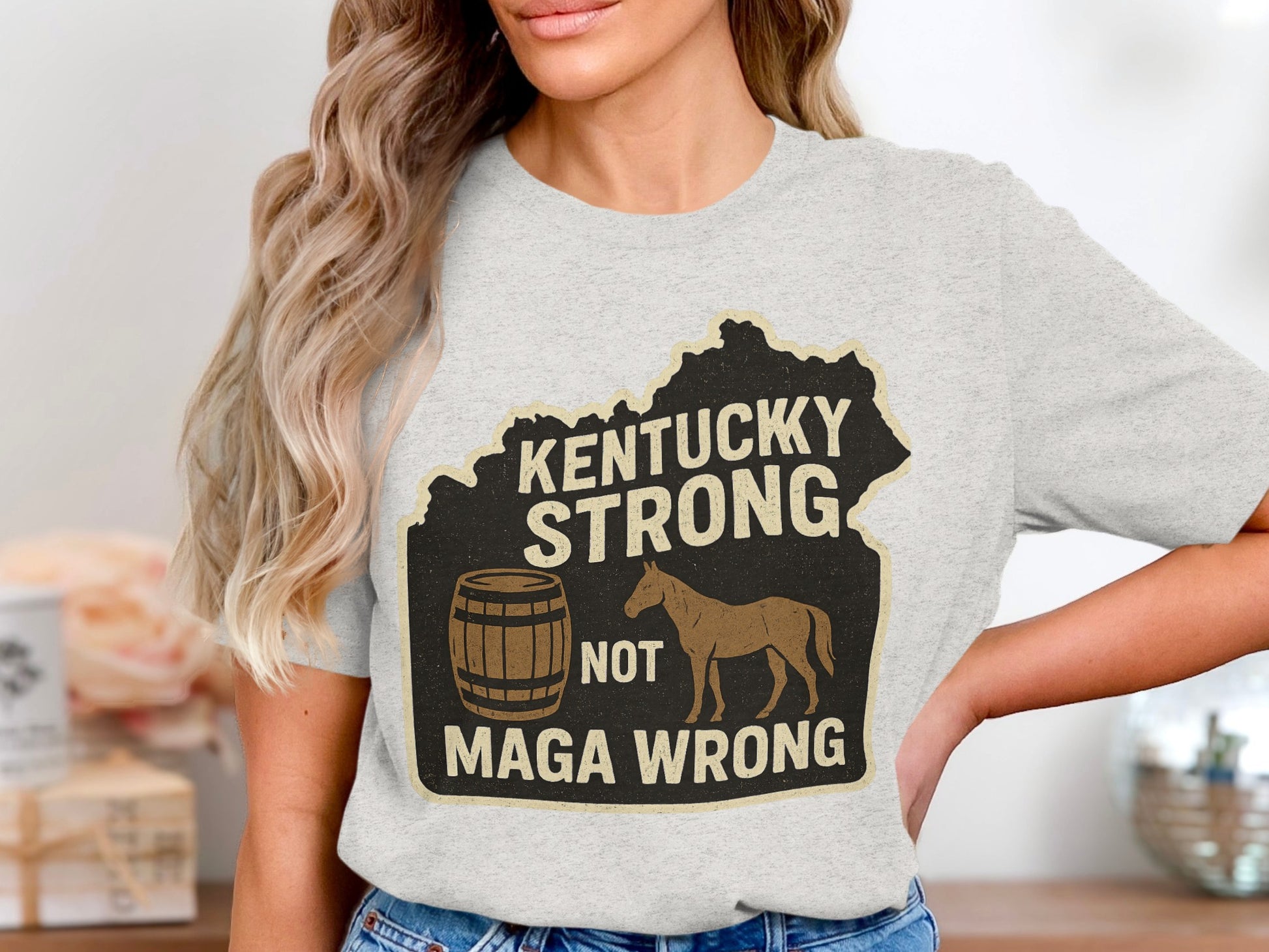 Kentucky Strong Not Maga Wrong T-Shirt product