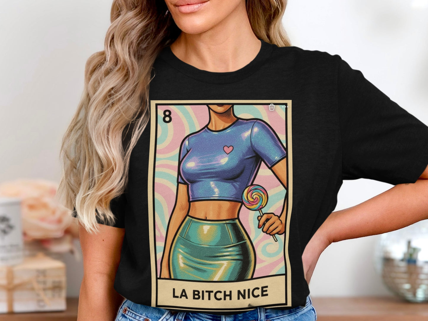 La Bitch Nice Graphic Printed T-Shirt product