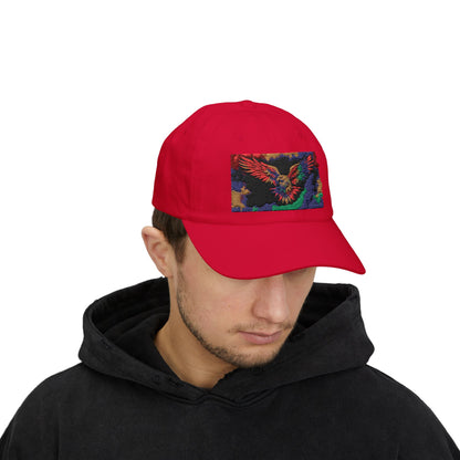 Pride hat Vibrant Eagle Embroidered Cap, Stylish Hat for Outdoors, Casual Wear, Gift Bird Lover's Accessory