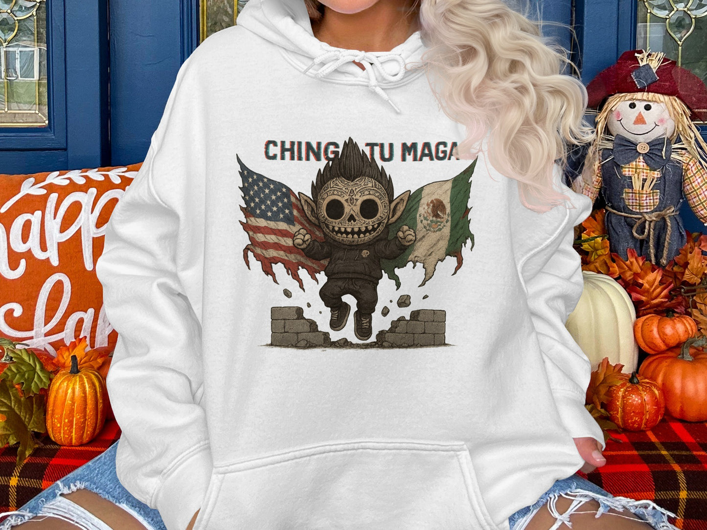 Chingon Tu Maga Halloween Pumpkin Hoodie product type
