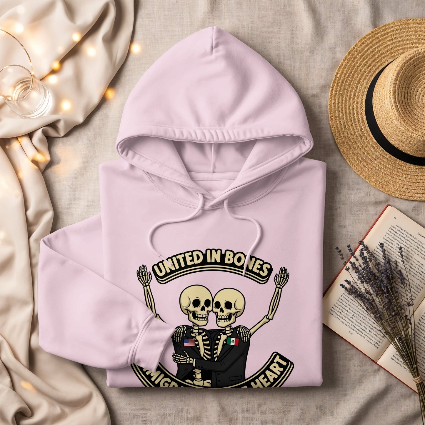 United In Bones Hug In Heart Hoodie product